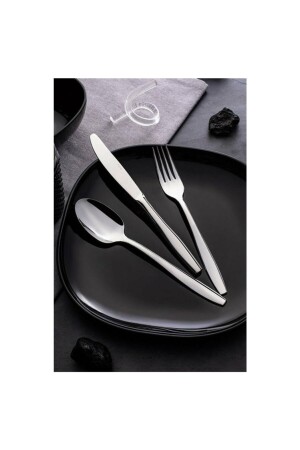 Sahra 12 Pieces Plain Sweet Knife - Nehir
