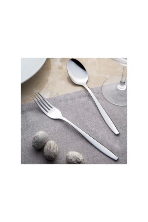 Sahra Plain 60 Piece Fork Spoon Set - Nehir
