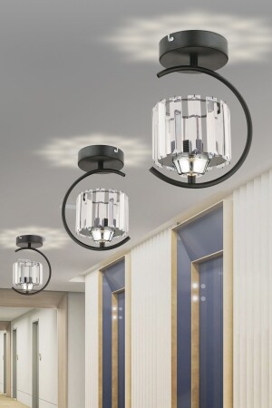 SALDA SINGLE PLAFONIER CHANDELIER WITH CRYSTAL HEAD - Avimonaydınlatma