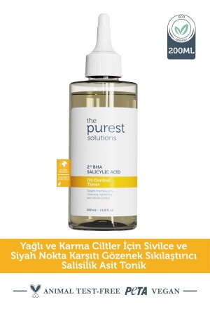 Salicylsäure-Tonikum für fettige und Mischhaut, 200 ml - The Purest Solutions