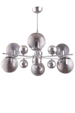 Salkım 6-Piece Chrome Silver Pendant Lamp Chandelier - Çakır Avize 7540 - Çakır Aydınlatma