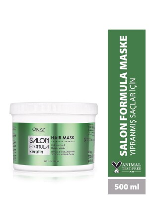 Salon Formula Haarmaske Keratin 500 ml - Okayprofessionnel