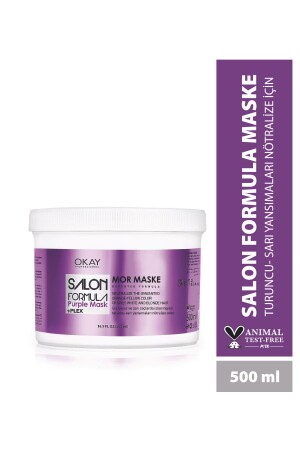 Salon Formula Lila Haarmaske 500 ml - Okayprofessionnel
