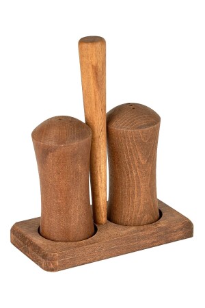 Salt and Pepper Shakers, Double Spice Shakers, Solid Wood Handmade GNCT0005 - AhsaptanHerSey