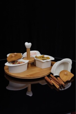 Samanta 3016 Bamboo Covered Presentation Rack TR-3016 - AROW