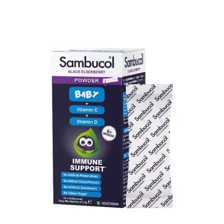 Sambucol Baby Powder (14 Sachets, Unflavored) - Sambucol