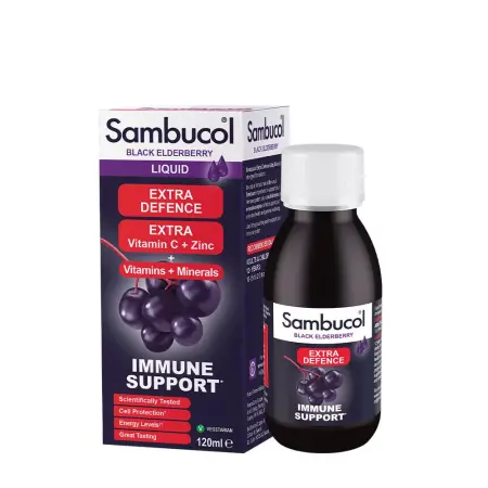 Sambucol Extra Defence Liquid (120 ml) - Sambucol