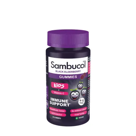 Sambucol Kids Gummies (30 Gummies, Black Elderberry) - Sambucol