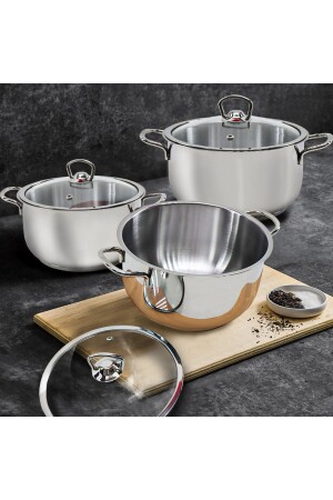 Samira 16-18-20 Cm Cookware Set TYC00810594751 - Sole
