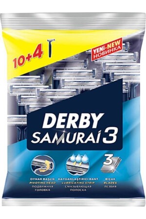 Samurai Plus 3 Blades Bag of 14 - Derby