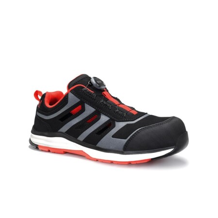Sandals ELTEN Jo Rapid Boa Black Red easy ESD S1P, black - ELTEN