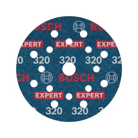Sanding disc BOSCH Expert 0780 125mm P320 Velcro, 50pcs. - Bosch Accessories