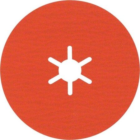 Sanding disc BOSCH Expert R782 Prisma Ceramic Fibre Disc, 100mm, 16mm, G120. - Bosch Accessories