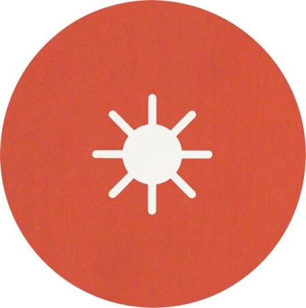Sanding disc BOSCH Expert R782 Prisma Ceramic Fibre Disc, 180mm, 22.23mm, G120. - Bosch Accessories