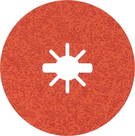 Sanding disc BOSCH Expert R782 Prisma Ceramic X-LOCK Fibre Disc, 115mm, 22.23mm, G 36, 5pcs. - Bosch Accessories