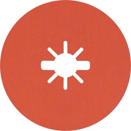 Sanding disc BOSCH Expert R782 Prisma Ceramic X-LOCK Fibre Disc, 115mm, 22.23mm, G120, 5pcs. - Bosch Accessories