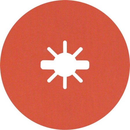 Sanding disc BOSCH Expert R782 Prisma Ceramic X-LOCK Fibre Disc, 115mm, 22.23mm, G80. - Bosch Accessories