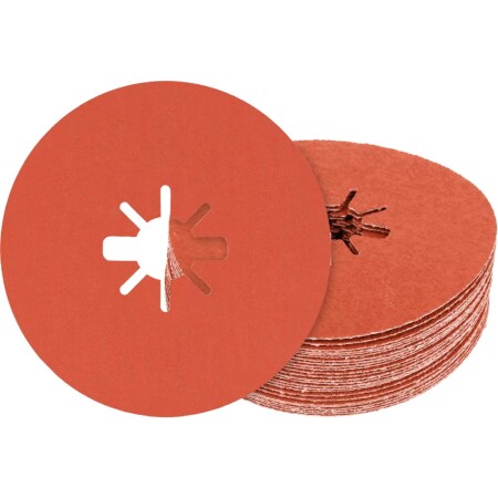 Sanding disc BOSCH Expert R782 Prisma Ceramic X-LOCK Fibre Disc, 125mm, 22.23mm, G120. - Bosch Accessories