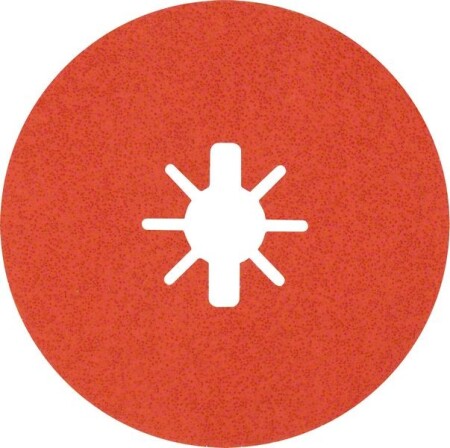 Sanding disc BOSCH Expert R782 Prisma Ceramic X-LOCK Fibre Disc, 125mm, 22.23mm, G60, 5pcs. - Bosch Accessories