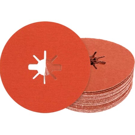 Sanding disc BOSCH Expert R782 Prisma Ceramic X-LOCK Fibre Disc, 125mm, 22.23mm, G80. - Bosch Accessories