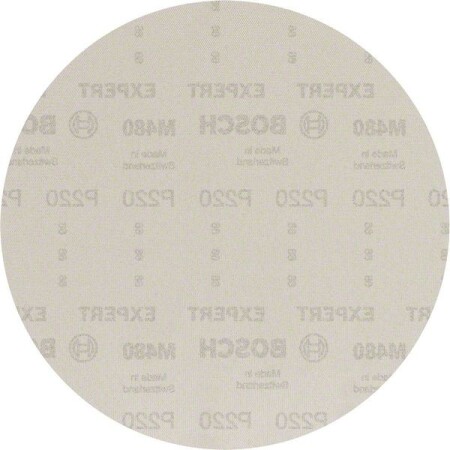 Sanding mesh BOSCH Expert M480, for drywall sanders, 225mm, G220, 25pcs. - Bosch Accessories