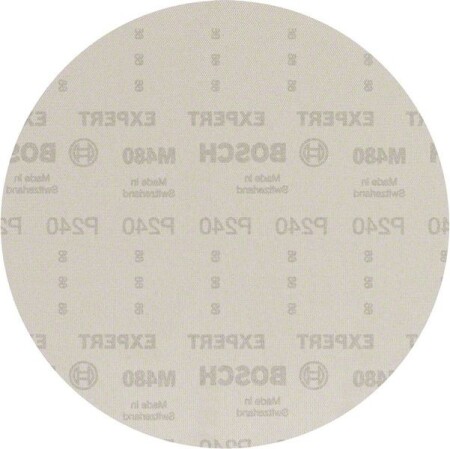 Sanding mesh BOSCH Expert M480, for drywall sanders, 225mm, G240, 25pcs. - Bosch Accessories