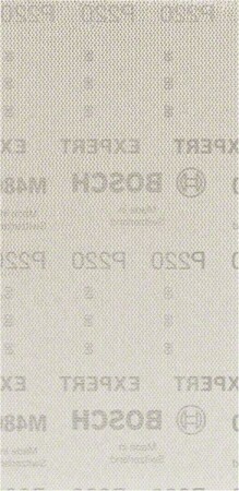 Sanding mesh for BOSCH Expert M480 orbital sanders, 115x230mm, G220, 50pcs. - Bosch Accessories