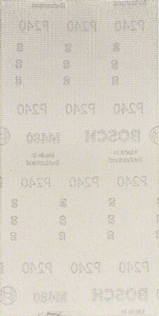 Sanding mesh for BOSCH Expert M480 orbital sanders, 115x230mm, G240, 10pcs. - Bosch Accessories