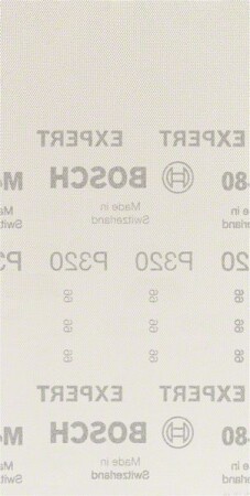 Sanding mesh for BOSCH Expert M480 orbital sanders, 115x230mm, G320, 10pcs. - Bosch Accessories