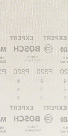 Sanding mesh for BOSCH Expert M480 orbital sanders, 115x230mm, G320, 50pcs. - Bosch Accessories