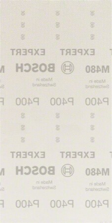 Sanding mesh for BOSCH Expert M480 orbital sanders, 115x230mm, G40, 10pcs. - Bosch Accessories