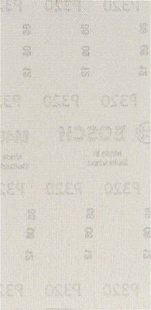Sanding mesh for BOSCH Expert M480 orbital sanders, 93x186mm, G320, 10pcs. - Bosch Accessories