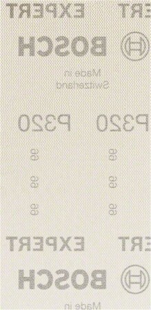 Sanding mesh for BOSCH Expert M480 orbital sanders, 93x186mm, G320, 50pcs. - Bosch Accessories