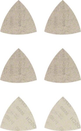 Sanding mesh set BOSCH Expert M480, 93x93mm, 6 pcs. - Bosch Accessories