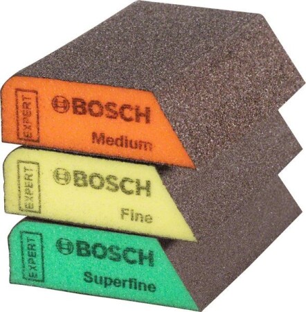 Sanding pad BOSCH Expert S470 Combi, 69x97x26mm, M, F, SF, 3 pcs. - Bosch Accessories