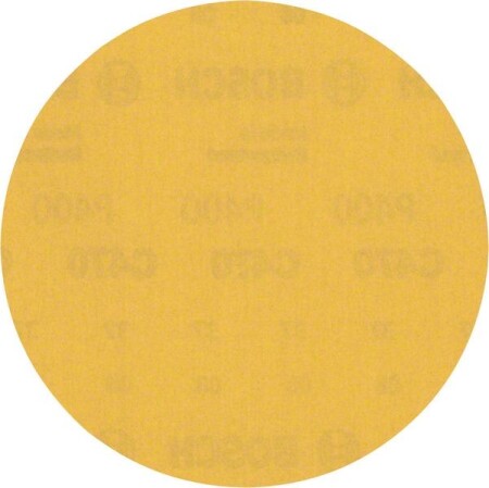 Sanding paper BOSCH Expert C470, for angle grinders and drills, without holes, 125mm, G40.0 50pcs. - Bosch Accessories