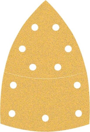 Sanding paper BOSCH Expert C470, for multi-function sanders, 11 holes, 102x62mm, 93mm, G80, 10pcs. - Bosch Accessories