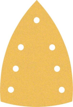 Sanding paper BOSCH Expert C470, for multi-function sanders, 7 holes, 100x150mm, G120, 10pcs. - Bosch Accessories