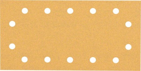 Sanding paper BOSCH Expert C470, for orbital sanders, 14 holes, 115x230mm, G100, 50pcs. - Bosch Accessories