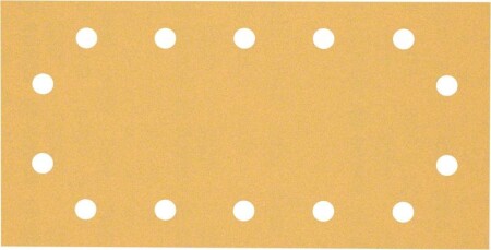 Sanding paper BOSCH Expert C470, for orbital sanders, 14 holes, 115x230mm, G120, 10pcs. - Bosch Accessories
