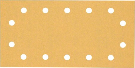 Sanding paper BOSCH Expert C470, for orbital sanders, 14 holes, 115x230mm, G120, 50pcs. - Bosch Accessories