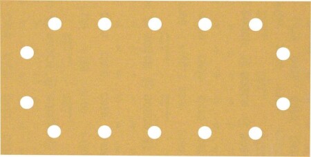 Sanding paper BOSCH Expert C470, for orbital sanders, 14 holes, 115x230mm, G180, 10pcs. - Bosch Accessories
