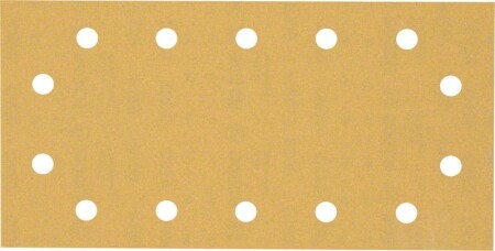 Sanding paper BOSCH Expert C470, for orbital sanders, 14 holes, 115x230mm, G180, 50pcs. - Bosch Accessories
