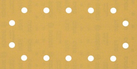 Sanding paper BOSCH Expert C470, for orbital sanders, 14 holes, 115x230mm, G320, 50pcs. - Bosch Accessories