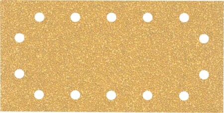 Sanding paper BOSCH Expert C470, for orbital sanders, 14 holes, 115x230mm, G40, 10pcs. - Bosch Accessories