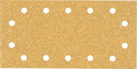 Sanding paper BOSCH Expert C470, for orbital sanders, 14 holes, 115x230mm, G40, 50pcs. - Bosch Accessories