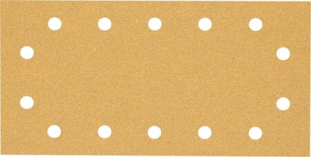 Sanding paper BOSCH Expert C470, for orbital sanders, 14 holes, 115x230mm, G60, 10pcs. - Bosch Accessories
