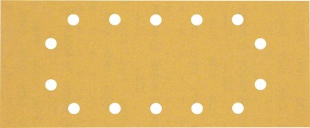 Sanding paper BOSCH Expert C470, for orbital sanders, 14 holes, 115x280mm, G180, 10pcs. - Bosch Accessories