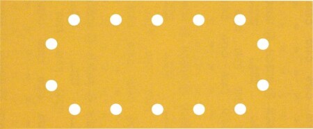 Sanding paper BOSCH Expert C470, for orbital sanders, 14 holes, 115x280mm, G240, 10pcs. - Bosch Accessories