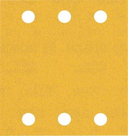 Sanding paper BOSCH Expert C470, for orbital sanders, 6 holes, 115x107mm, G240, 10pcs. - Bosch Accessories